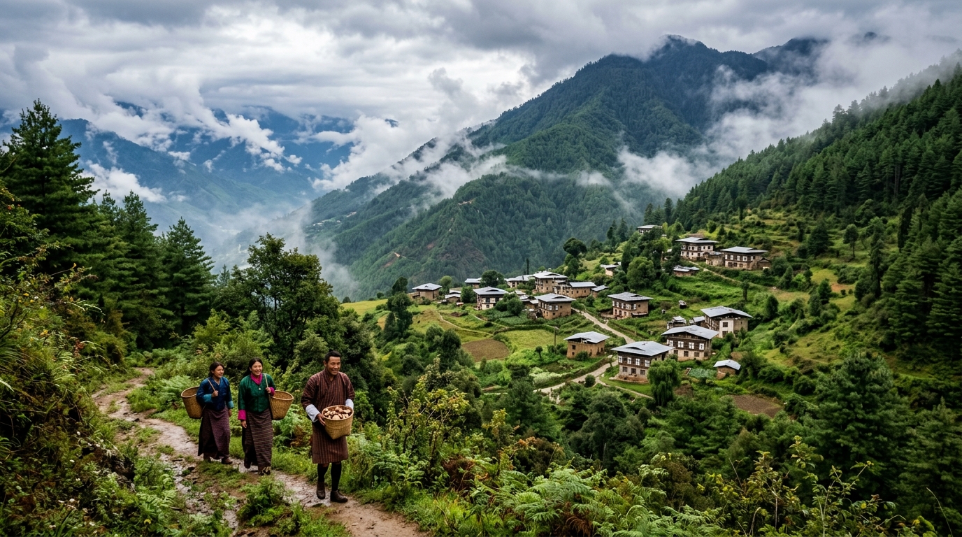 Genekha Village, Bhutan
